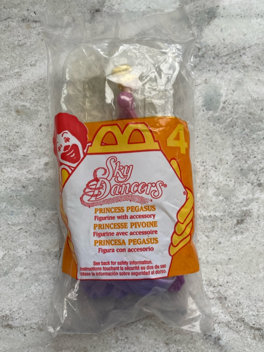 1996 McDonald’s Happy Meal Toy Sky Dancers Princess Pegasus #4 NEW!!